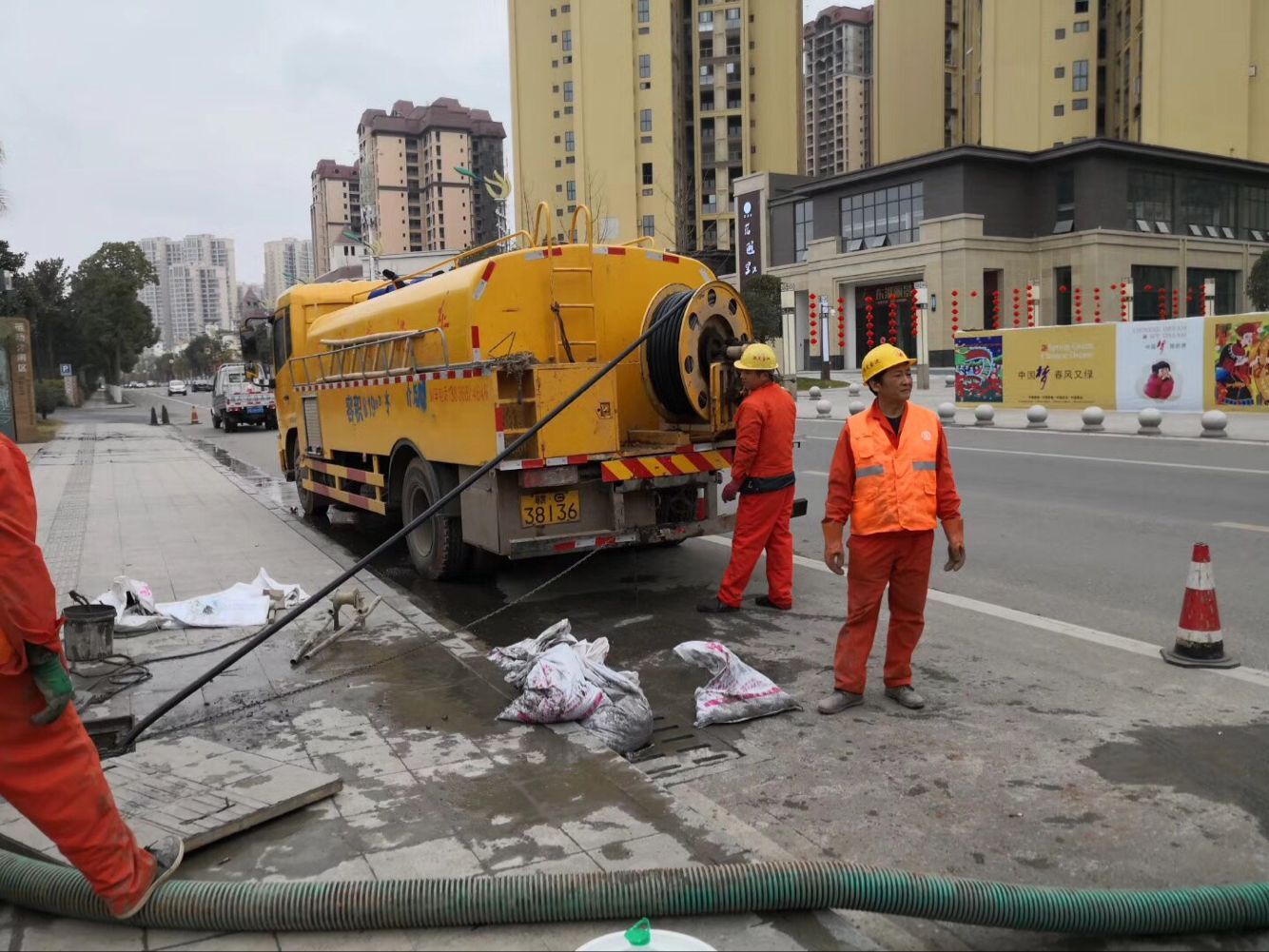 安州排污管道清淤-管道清洗